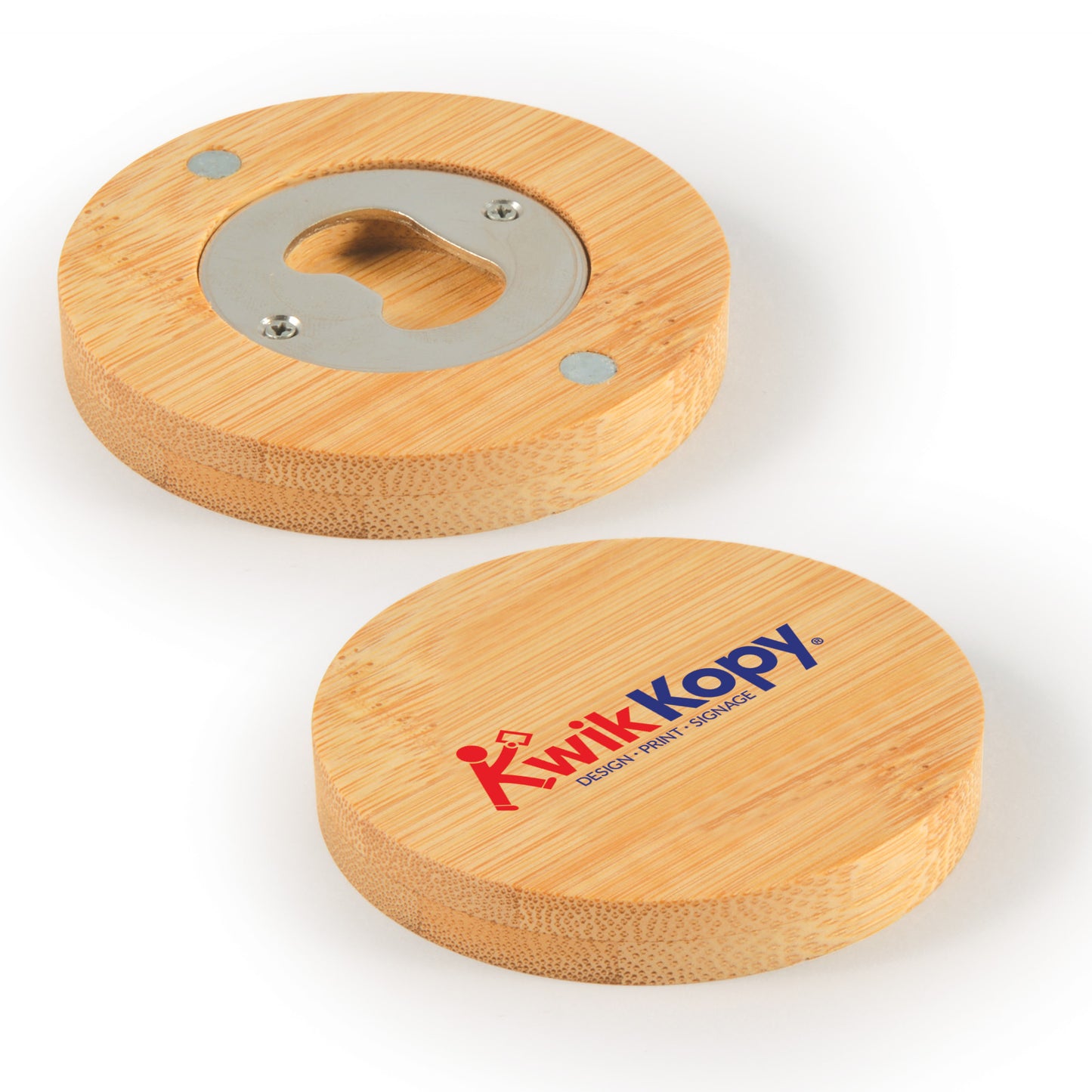 Bamboo Bottle Opener Coaster